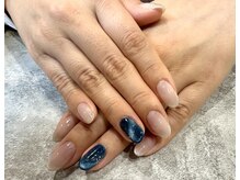 パーチポーチ(PERCH PORCH)/ネイビー美人ネイル