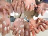 人気No.3【パーツ込みボリュームデザイン☆7月のArt Course】　ALL¥7800♪