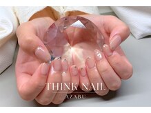 ティンクネイル 麻布十番店(THINK NAIL)/【麻布ネイル】透明感ネイル