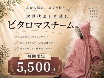 レーベン 小倉店(Leben)の写真/【北九州希少】ハーブが心地よく香る次世代よもぎ蒸し♪体調に合わせたアロマスチームで贅沢発汗デトックス