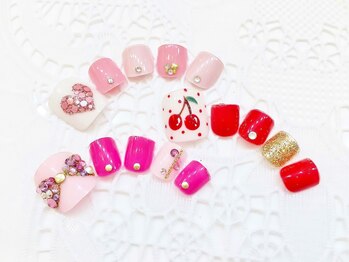 ネイルコレクション ピンク(Nail Collection Pink)/フット定額7990～/甘辛ＭＩＸ