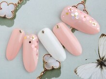 トータルビューティー パッション 茨木(Total Beauty Passion)/上品フラワーネイル