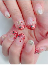 ネイルサロン ティアラリュクス 市川北口店(Tiara Luxe)/クリスマスネイル