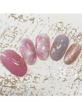 ネイルサロン クイル(QUILL)/４月ピーコック（２）