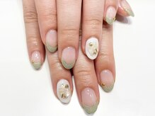 クォーターリゾートネイル(QUARTER RESORT nail)/フレンチシェルネイル☆