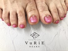 ヴリエ 小作店(VURIE)/ピンクネイル/マーブルネイル