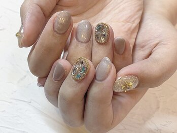 ミナミネイル 新宿店(Minami Nail)/埋め尽くしラメ