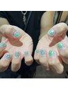 メンズネイルアートし放題