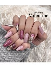 ネイルサロン ヴァレンタイン(nailsalon Valentine)/ラメでグラデーション