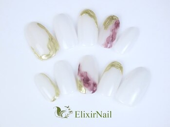 エリクサーネイル 新橋(Elixir Nail)/定額a シンプル/クーポン使用
