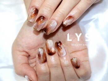 リス ネイルアンドビューティー(LYS)/大理石　ニュアンス