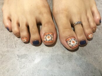 イデアル(ideal)/ジェルフット4本がっつりアート