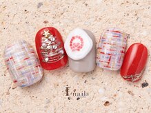 アイネイルズ 町田店(I nails)/ツイードクリスマス10480円