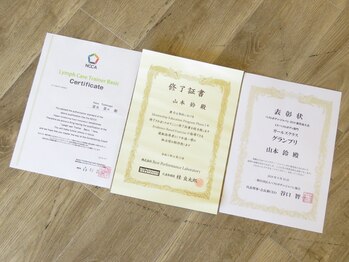 ウィズ ユー ビューティ(with U beauty)/施術者は資格を保有しています