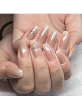 ネイルスペース ヴィザヴィ(NailSpace Vis-a-vis)/オーロラミラーネイル