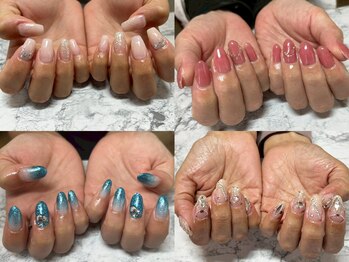 アローズ(arose)の写真/好みに合わせて選べる定額コース！上品ワンホンネイル・ニュアンスネイルデザインも豊富で大満足の仕上がり