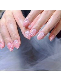 春/桜ネイル