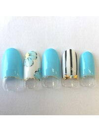 フラワーネイル￥9980