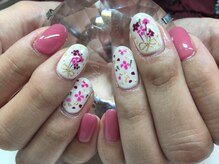 ダブルムーンビューティフル(DOUBLEmoonBeautiful)/ふんわりフラワー＆シアーピンク