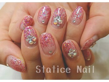 スターチス ネイル(Statice Nail)/ラメグラデーション