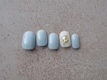 ニコルネイル(nicole nail)/定額 お花スタッズ￥8000