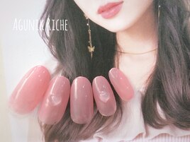 【ガーリーネイル】