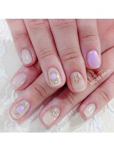 リッシュ ドゥ(RICHE deux)/プルメリアジュエリーネイル