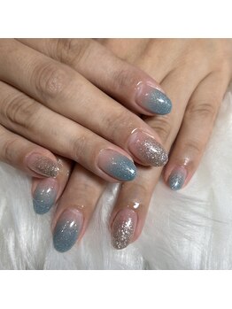 ビーネイル(Be..Nail)/ジェル ラメグラデーション