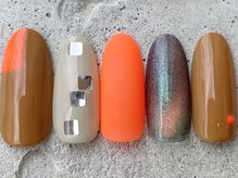 フリークネイル(FREAK Nail)/ネオンオレンジホロ ¥8500