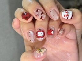 3D事前オーダークリスマスネイル