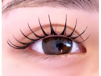 アイラッシュサロンアールツー(eyelash salon R2)の写真/〔アンドヘルシー〕パーマ+マツエクの同時施術で根本をぐっとUP！瞳にハイライトが入ったぱっちりEYEへ＊