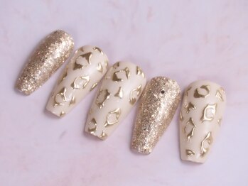 フルールピュール(Fleur Pure)/～レオパード柄ネイル～