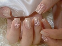 センスネイル(Sense Nail)/秋冬ネイル　エレガントデザイン