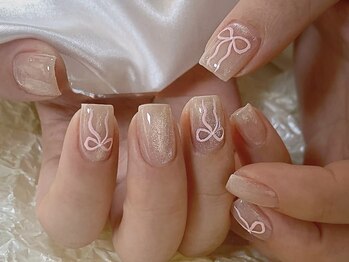 センスネイル(Sense Nail)/秋冬ネイル　エレガントデザイン