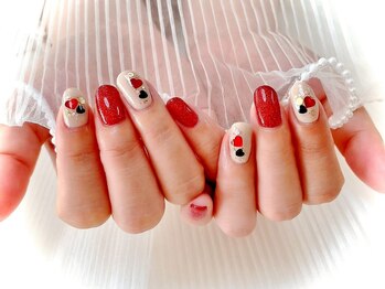 ロビン ネイル(ROBIN NAIL)/2月の定額アート