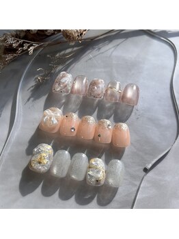 シュガーセンダイ(SUGAR sendai)の写真/【HAND☆nuance¥6600～】オシャレ度がぐんっと上がる♪季節問わず人気のニュアンスNailで魅力的な指先に♪