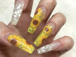【スカルプ】ラメグラデーション