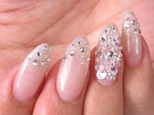 トータルビューティーアンドアズフローラ(Total Beauty & a`s Flora)/キラキラストーンネイル☆