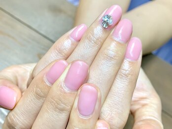 ネイルサロンアンドスクール アイビー(IVY)/うる艶＆キラキラシンプル♪