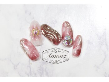 アモウズ(Amouz)/定額【テーマ:ミラーネイル】1