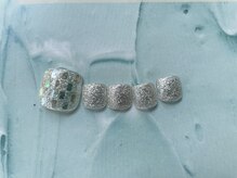 ネイルアンドアイラッシュスタジオ シュシュ(chouchou)/きらきらフット・サンプル多数