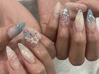 モカ 心斎橋(moca by Lee)/【Aina】グラデーションネイル