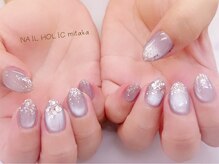 ネイルホリック/水光マグネット×指先ラメ