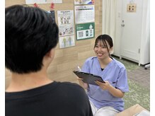 麻生駅上鍼灸整骨院の雰囲気（お悩みをしっかりお伺いいたします）
