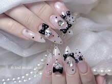 リンドネイル バイ モカ アンド ララ(Lind nail by moca and LaLa)/【misaki】チーク/ドットネイル