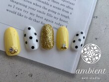 ネイルスタジオ アンビエント 表町店(Nail Studio ambient)/イエローネイル 9800円