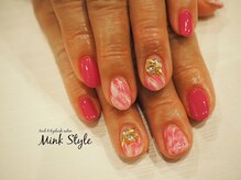ミンクスタイル 恵比寿店(Mink Style)/ピンクマーブルネイル