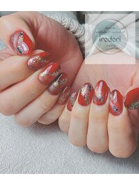 クリスマスネイル