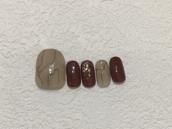 カラネイル 南森町店(calla nail)/水彩色鉛筆