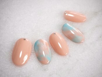 プールヴー☆オングル/春ネイル